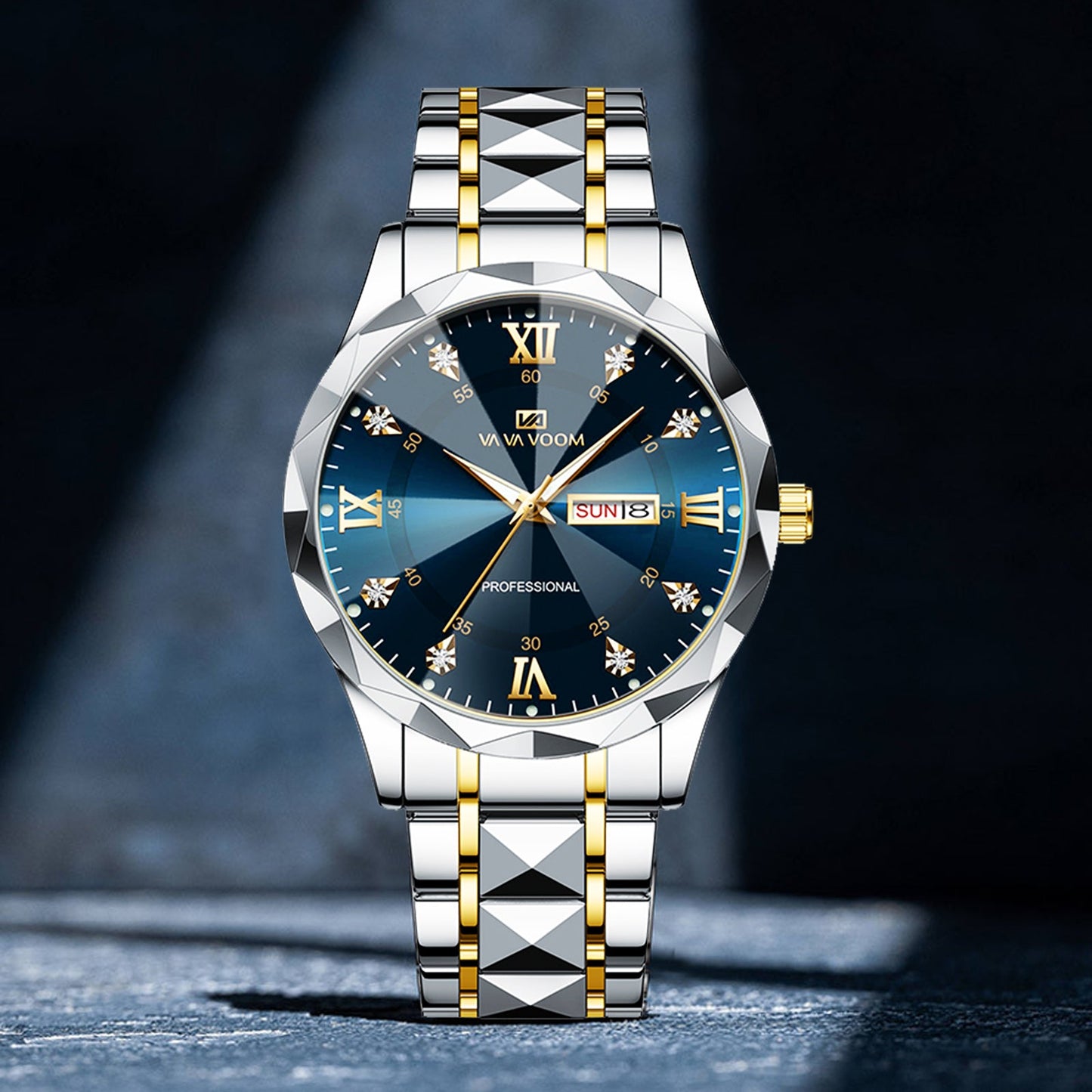 Men's Stainless Steel Chronograph Watch