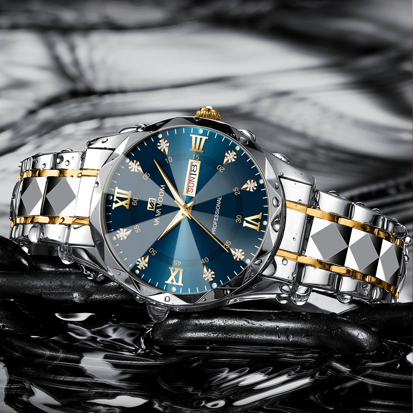 Men's Stainless Steel Chronograph Watch
