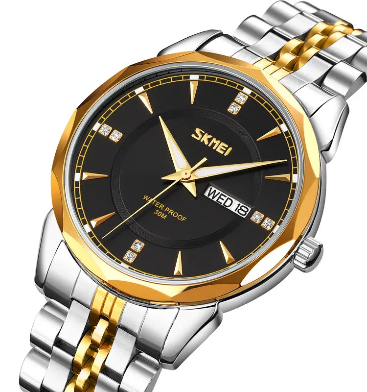 Skmei Luxury Stainless Steel Wristwatch