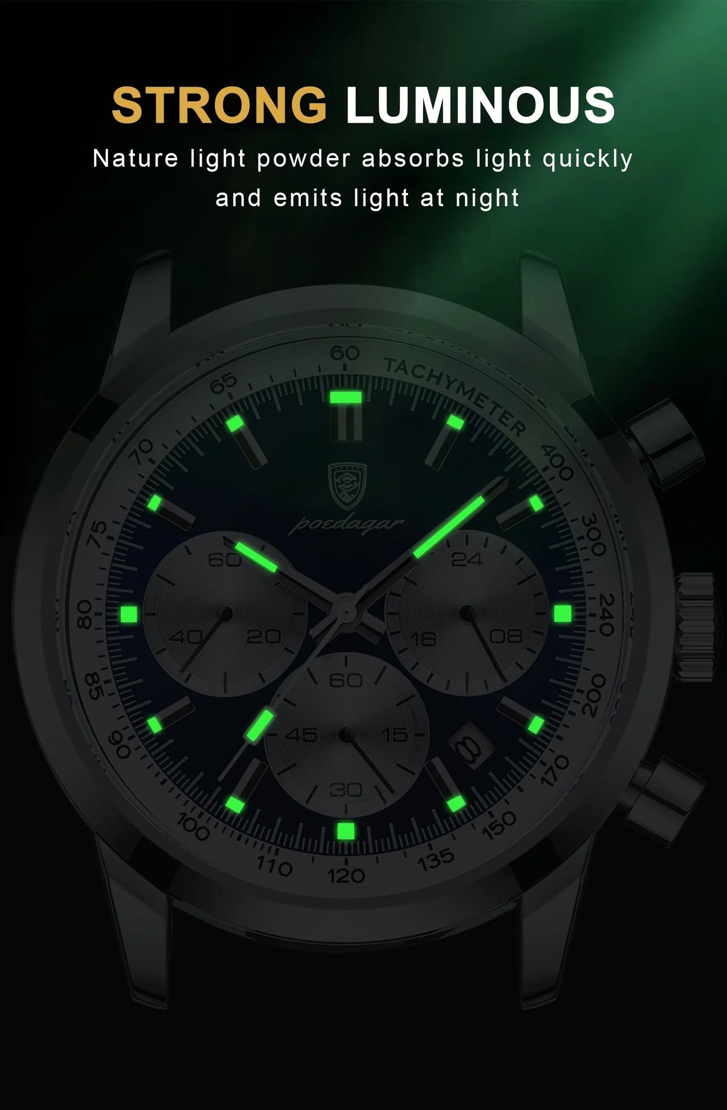 Poedagar High Quality Latitude Luxury Watch