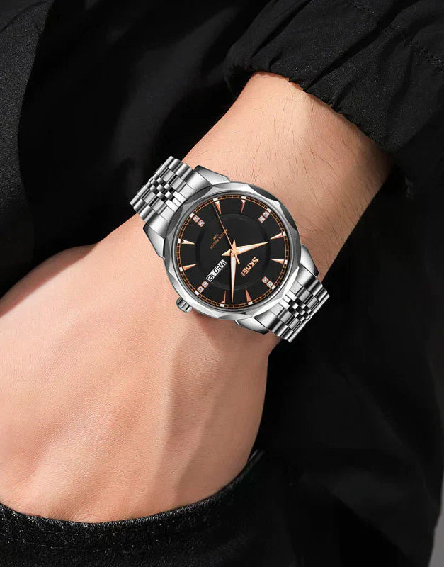 Skmei Luxury Stainless Steel Wristwatch