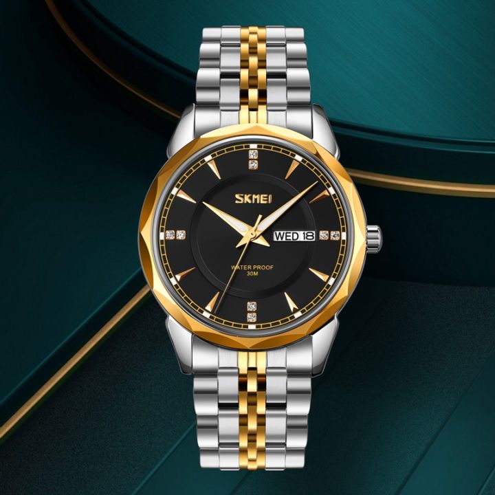 Skmei Luxury Stainless Steel Wristwatch