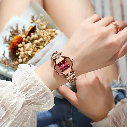 POEDAGAR Women's Stainless Steel Watch