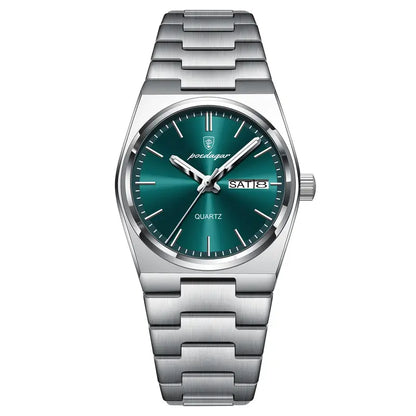 POEDAGAR Women Luxury Stainless Steel Watch