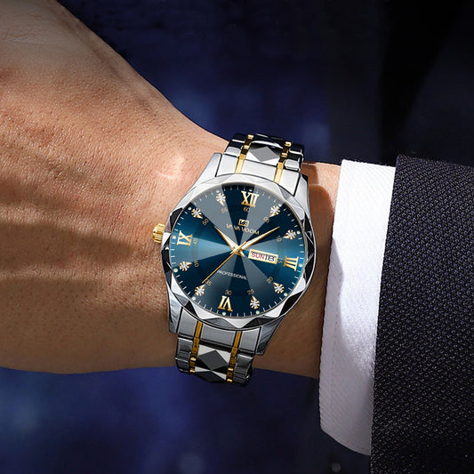 Men's Stainless Steel Chronograph Watch