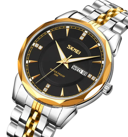 Skmei Luxury Stainless Steel Wristwatch