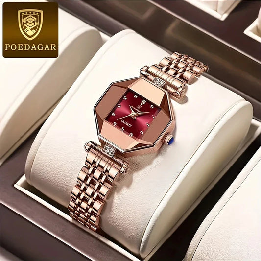 POEDAGAR Women's Stainless Steel Watch