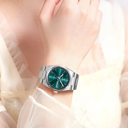 POEDAGAR Women Luxury Stainless Steel Watch